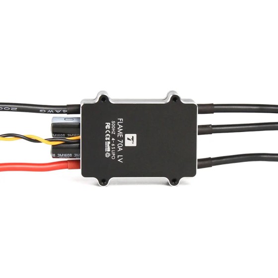 T-MOTOR FLAME 70A LV Brushless ESC 4-6s 500hz Speed Controller for Outdoor Brushless Esc